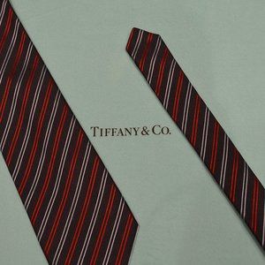 Tiffany & Co Striped Silk Tie